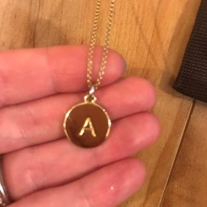 Like New! Kate Space Initial ‘A’ Necklace